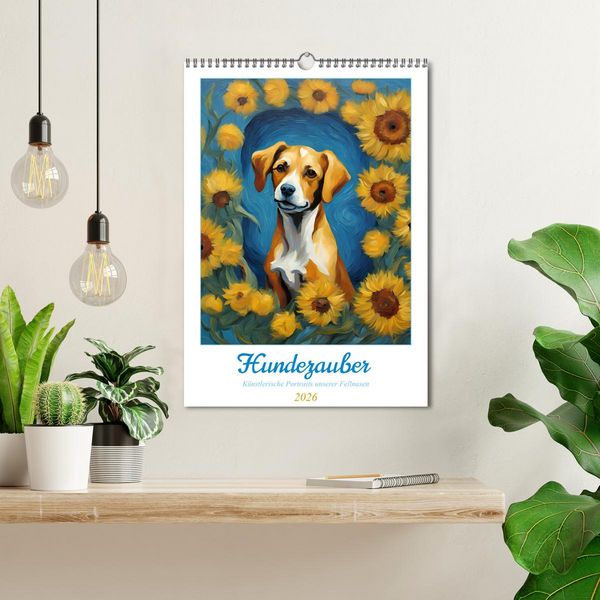 Produktbild: Hundezauber (Wandkalender 2026 DIN A3 hoch), CALVENDO Monatskalender