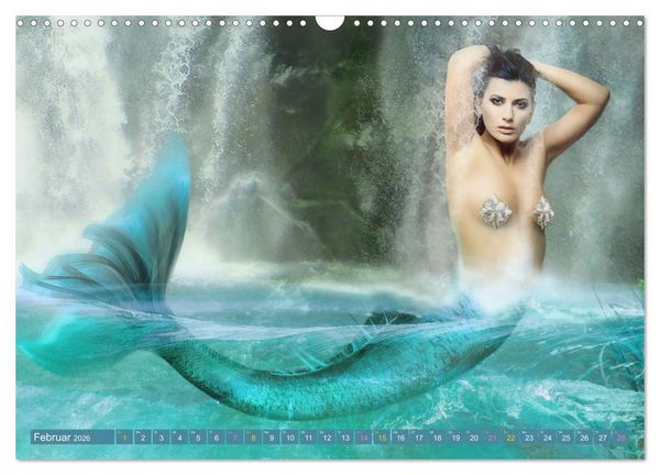 Produktbild: Meerjungfrauen - der Zauber lebt (Wandkalender 2026 DIN A3 quer), CALVENDO Monatskalender