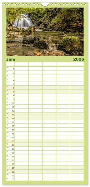 Produktbild: Familienplaner 2026 - Im Allg&auml;u bei Oberstdorf mit 5 Spalten (Wandkalender, 21 x 45 cm) CALVENDO
