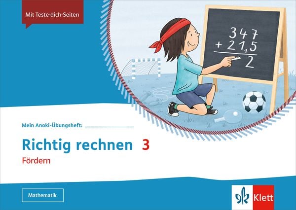 Mein Anoki-Übungsheft. Richtig rechnen 3. Fördern, Geheftet von , Klett Schulbuchverlag, 9783121621163