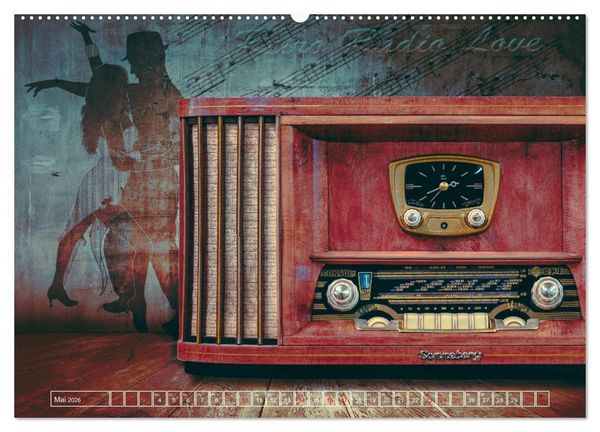 Produktbild: Lebensfreude Radio (Wandkalender 2026 DIN A2 quer), CALVENDO Monatskalender