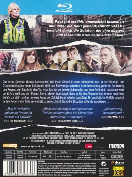 Produktbild: Happy Valley - In einer kleinen Stadt - Staffel 1 [2 BRs]