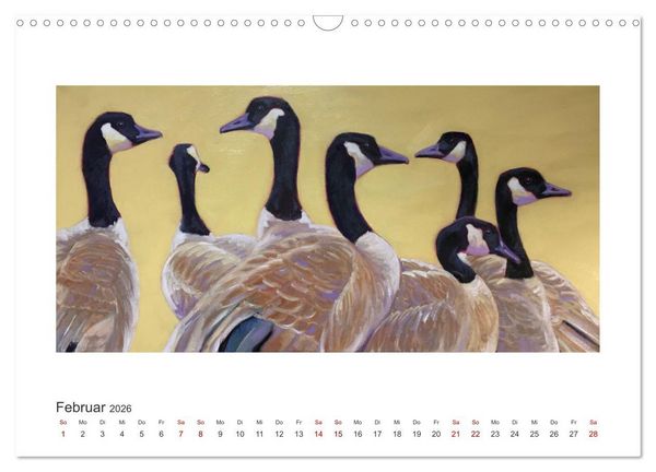 Produktbild: Auf leichten Schwingen - Zugv&ouml;gel (Wandkalender 2026 DIN A3 quer), CALVENDO Monatskalender