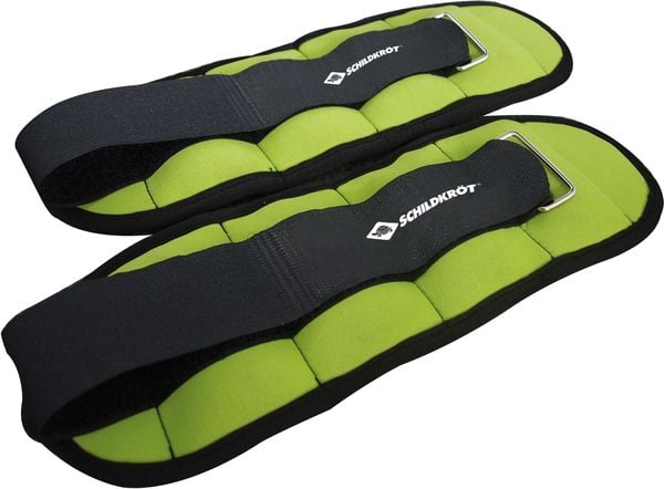 Produktbild: GEWICHTSMANSCHETTE, 2x 0,5kg, (green) im Carrybag,