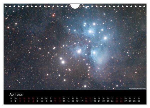 Produktbild: Deep Sky Fotografie (Wandkalender 2026 DIN A4 quer), CALVENDO Monatskalender