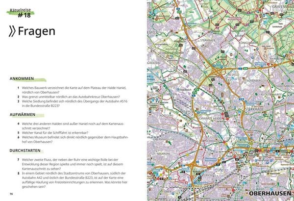 Produktbild: Landkarten-R&auml;tselreise Deutschland