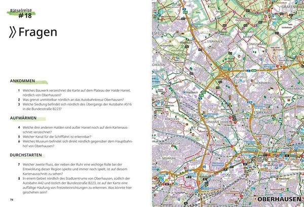 Produktbild: Landkarten-R&auml;tselreise Deutschland