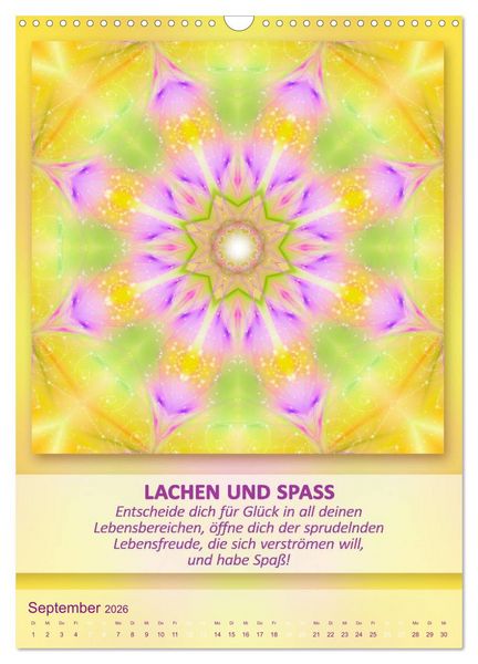 Produktbild: Light Energy Mandalas - Kalender - Vol. 2 (Wandkalender 2026 DIN A3 hoch), CALVENDO Monatskalender
