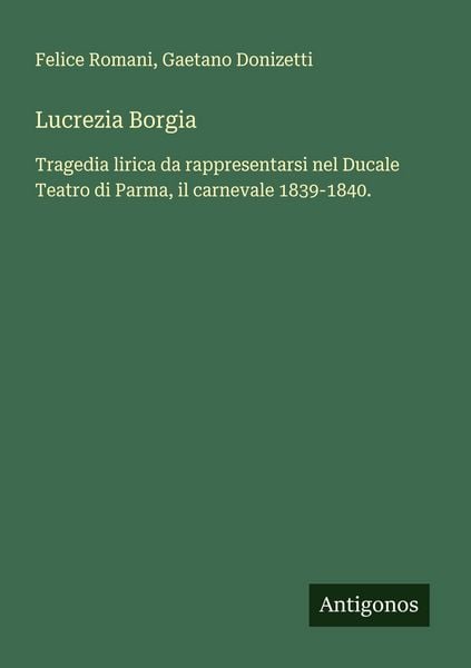 Produktbild: Lucrezia Borgia