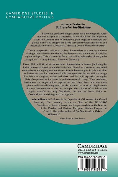Produktbild: Subversive Institutions