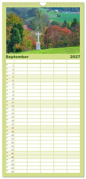 Produktbild: Familienplaner 2027 - G&uuml;ttingen im Hegau mit 5 Spalten (Wandkalender, 21 x 45 cm) CALVENDO