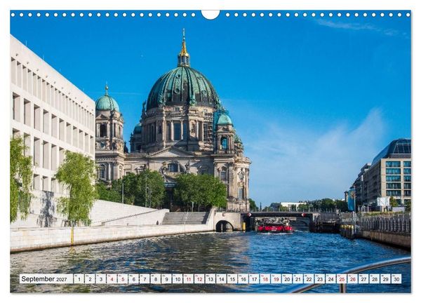 Produktbild: Bootscharter nach Berlin (Wandkalender 2027 DIN A3 quer), CALVENDO Monatskalender