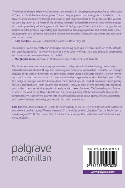 Produktbild: Contemporary Approaches to Adaptation in Theatre