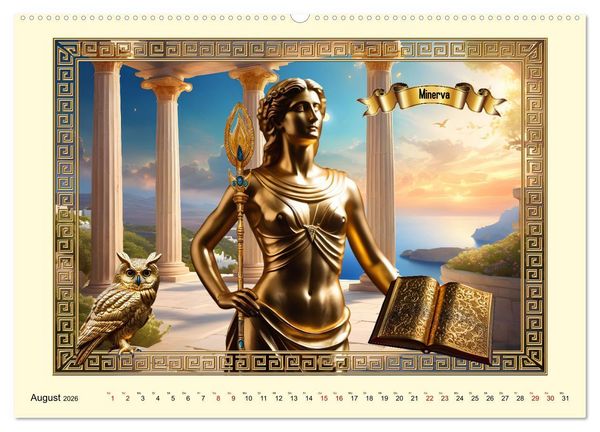 Produktbild: R&ouml;mische G&ouml;tter (Wandkalender 2026 DIN A2 quer), CALVENDO Monatskalender