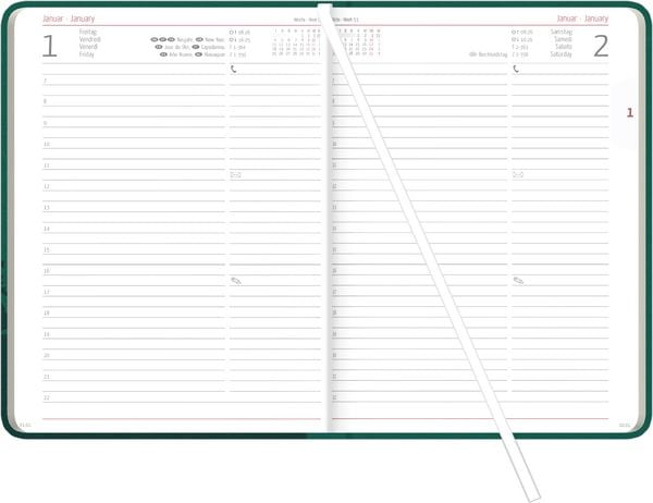 Produktbild: Buchkalender Nature Line Forest 2027
