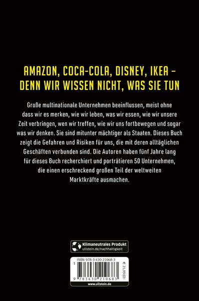 Produktbild: Die 50 gef&auml;hrlichsten Unternehmen der Welt