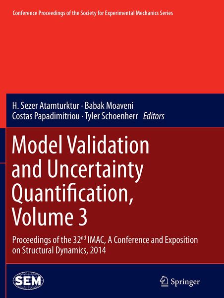 Produktbild: Model Validation and Uncertainty Quantification, Volume 3