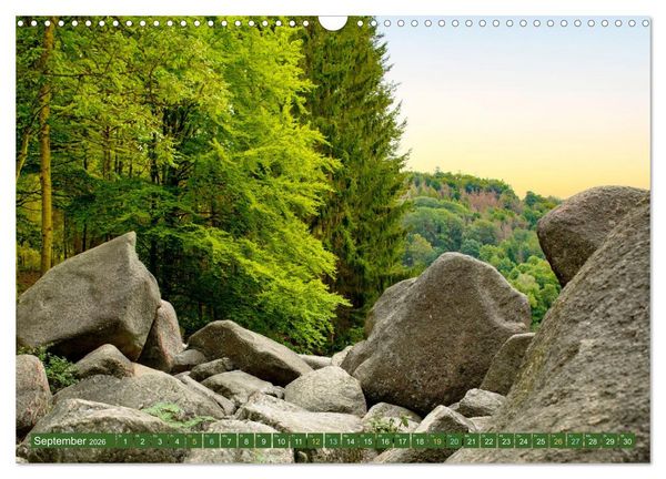 Produktbild: Das Felsenmeer - Natur pur im Odenwald (Wandkalender 2026 DIN A3 quer), CALVENDO Monatskalender