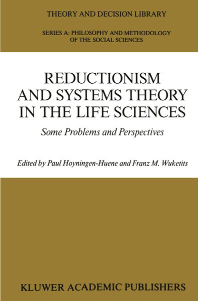 Produktbild: Reductionism and Systems Theory in the Life Sciences