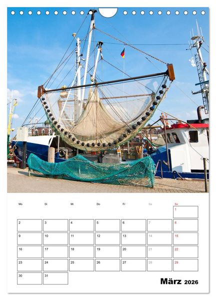 Produktbild: Neuharlingersiel Hafenromantik / Planer (Wandkalender 2026 DIN A4 hoch), CALVENDO Monatskalender