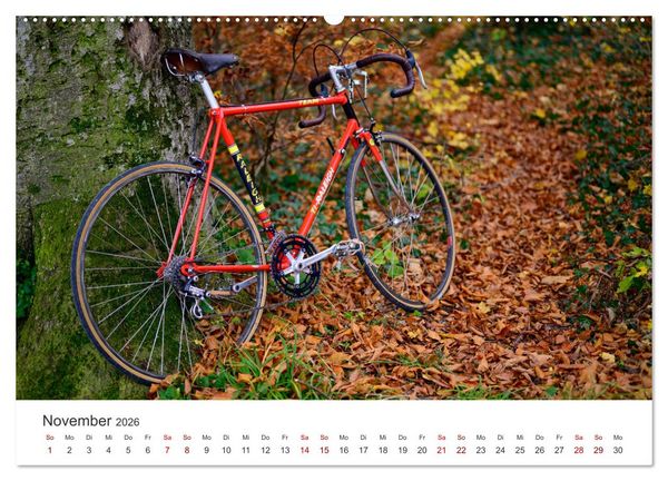 Produktbild: Stahlrenner - Rennrad-Klassiker aus Europa (hochwertiger Premium Wandkalender 2026 DIN A2 quer), Kunstdruck in Hochglanz