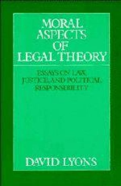 Produktbild: Moral Aspects of Legal Theory