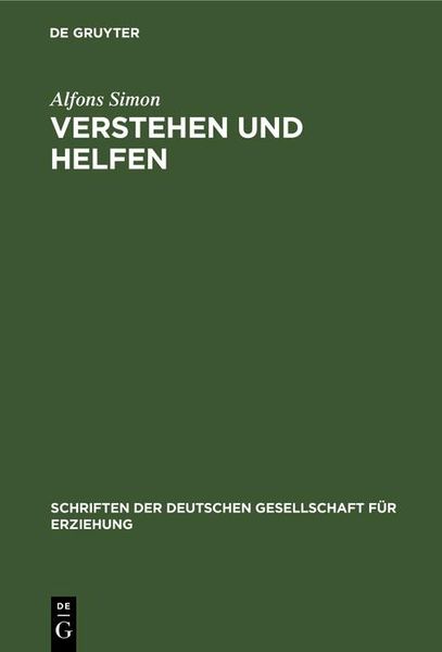 Produktbild: Verstehen und Helfen