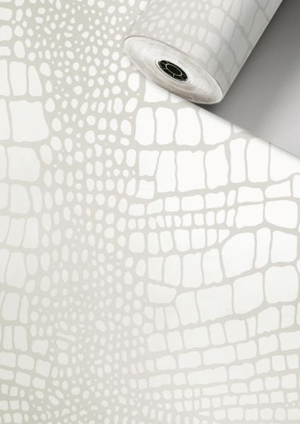 Produktbild: Geschenkpapier Amon weiss (Rolle, 70 cm)