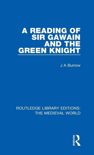 Produktbild: A Reading of Sir Gawain and the Green Knight