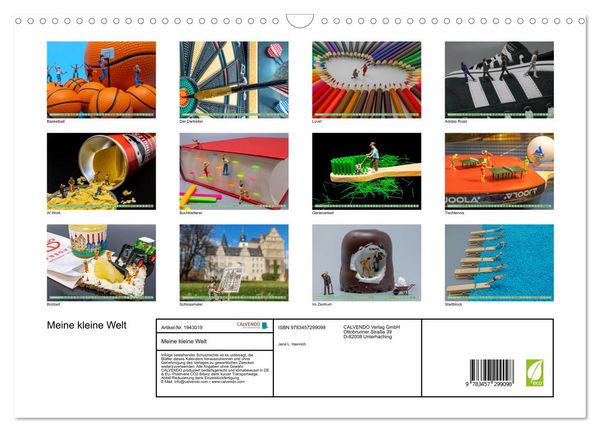 Produktbild: Meine kleine Welt (Wandkalender 2026 DIN A3 quer), CALVENDO Monatskalender