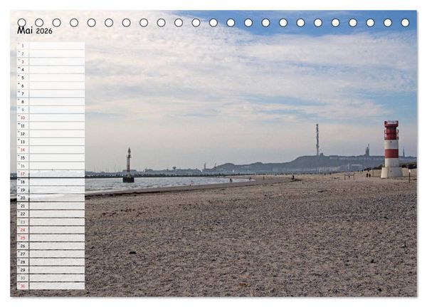 Produktbild: Helgoland - idyllische Nordseeinsel (Tischkalender 2026 DIN A5 quer), CALVENDO Monatskalender