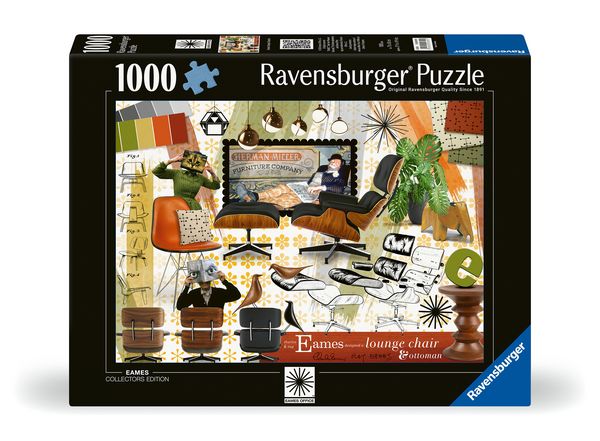 Produktbild: Erwachsenenpuzzle 1000 Teile - Eames Design Klassiker