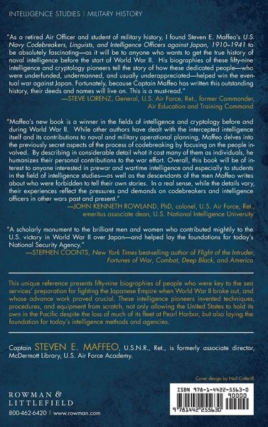 Produktbild: U.S. Navy Codebreakers, Linguists, and Intelligence Officers against Japan, 1910-1941