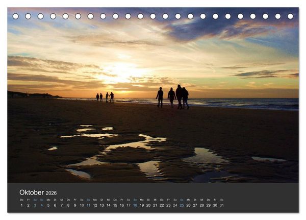 Produktbild: Traumhaftes Zeeland 2026 (Tischkalender 2026 DIN A5 quer), CALVENDO Monatskalender