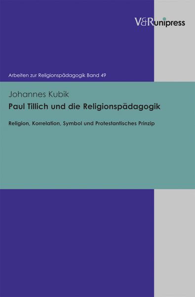 Produktbild: Paul Tillich und die Religionsp&auml;dagogik
