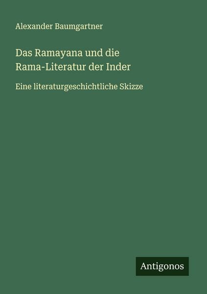 Produktbild: Das Ramayana und die Rama-Literatur der Inder