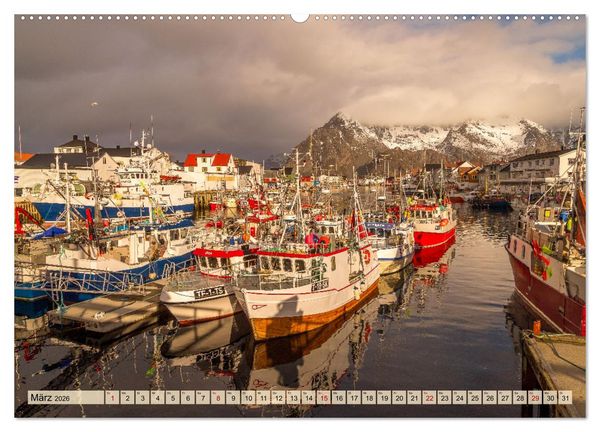 Produktbild: Lofoten ...ein Wintertraum (Wandkalender 2026 DIN A2 quer), CALVENDO Monatskalender