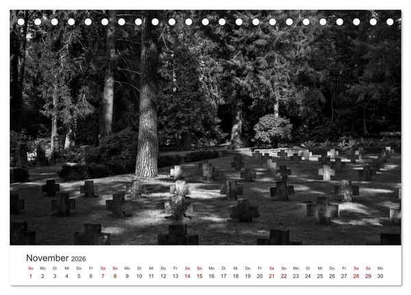 Produktbild: Wachgek&uuml;sst - Vom Zauber der Vergangenheit - S&uuml;dwestkirchhof Stahnsdorf (Tischkalender 2026 DIN A5 quer), CALVENDO Monatskalender