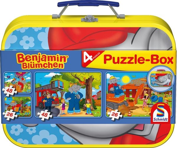 Produktbild: Benjamin Bl&uuml;mchen. Puzzle-Box 2 x 26, 2 x 48 Teile