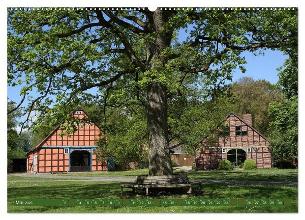 Produktbild: Hannoversches Wendland Vertr&auml;umtes Landleben (hochwertiger Premium Wandkalender 2026 DIN A2 quer), Kunstdruck in Hochglanz
