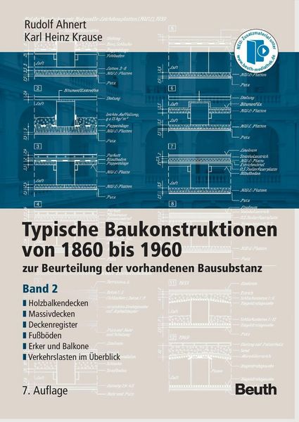 Produktbild: Typische Baukonstruktionen von 1860 bis 1960