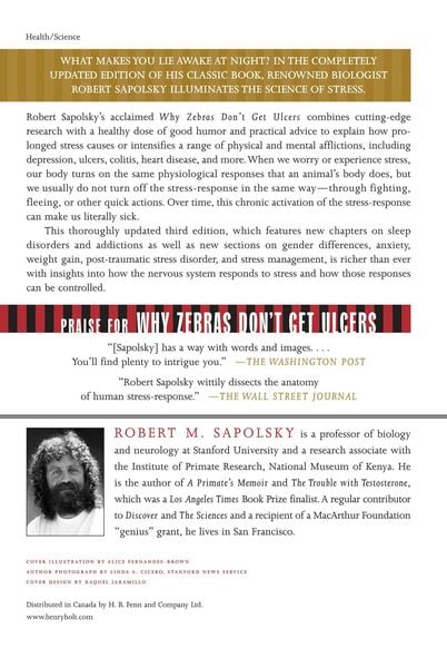 Produktbild: Why Zebras Don't Get Ulcers (Revised and Updated)