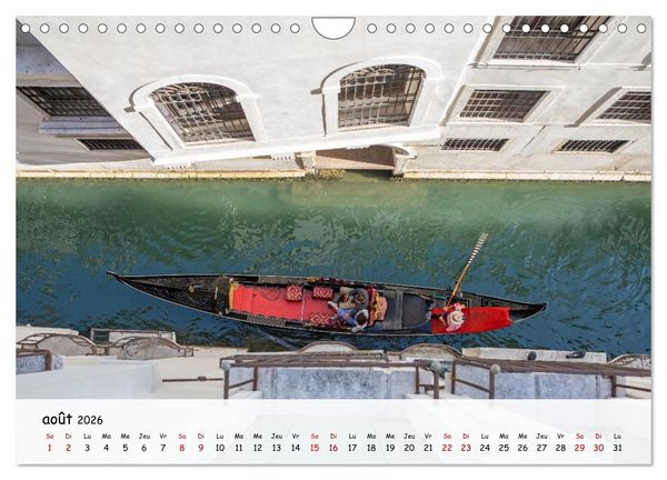 Produktbild: Venise - Un hommage imag&eacute; &agrave; la magie v&eacute;nitienne (Calendrier mural 2026 DIN A4 vertical), CALVENDO calendrier mensuel