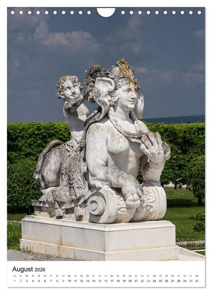 Produktbild: Schloss Hof &ndash; Die Perle unter den Marchfeldschl&ouml;ssern (Wandkalender 2026 DIN A4 hoch), CALVENDO Monatskalender