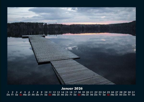Produktbild: Die Seen der Erde 2026 Fotokalender DIN A4