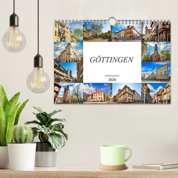 Produktbild: G&ouml;ttingen Impressionen (Wandkalender 2026 DIN A4 quer), CALVENDO Monatskalender