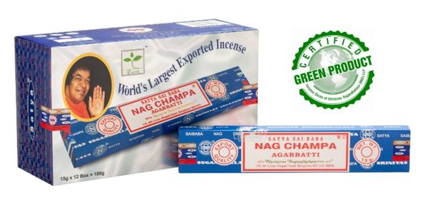 "R&auml;ucherst&auml;bchen Satya Sai Baba "" Nag Champa"" 15gr"