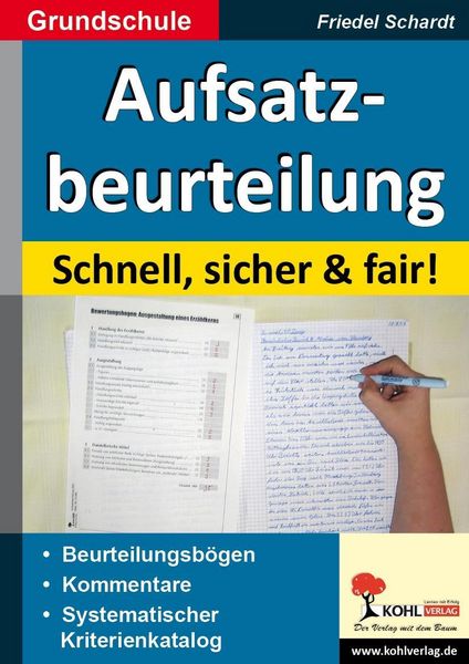 Produktbild: Aufsatzbeurteilung in der Grundschule