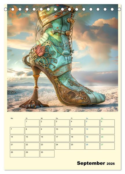 Produktbild: Steampunk Accesoires - Planer (Tischkalender 2026 DIN A5 hoch), CALVENDO Monatskalender