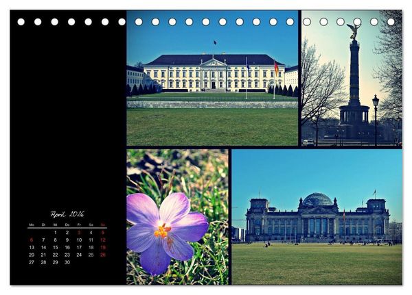 Produktbild: BERLIN horizontal (Tischkalender 2026 DIN A5 quer), CALVENDO Monatskalender